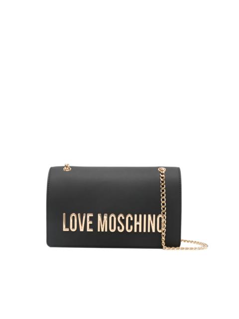 Moschino logo-lettering shoulder bag