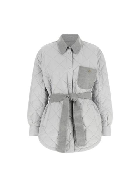 FABIANA FILIPPI FABIANA FILIPPI Hybrid Overshirt Gray Jacket New & Authentic