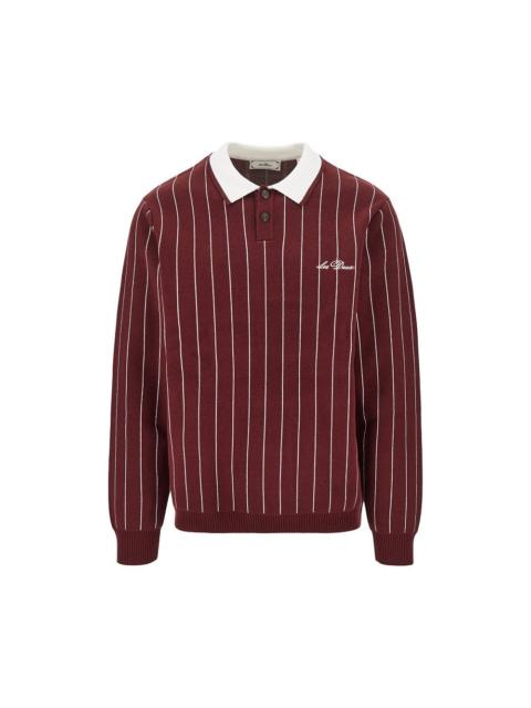 Les Deux Les Deux Knitted Polo Shirt Red Men