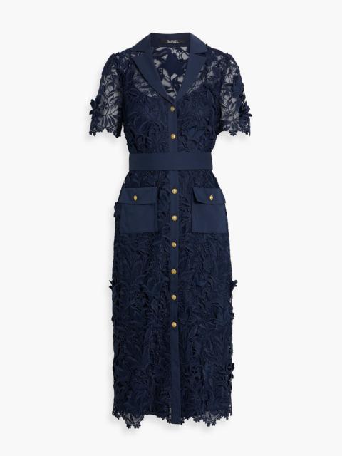 Other Designers Guipure lace midi dress