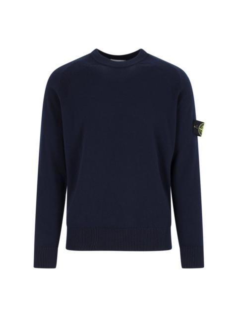 Stone Island VIRGIN WOOL LOGO SWEATER
