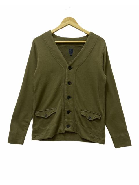 Other Designers Gap - Gap Cardigan Full Button Olive Green