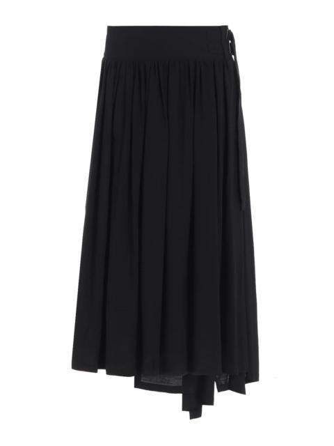 Y's Asymmtry Gather Skirt