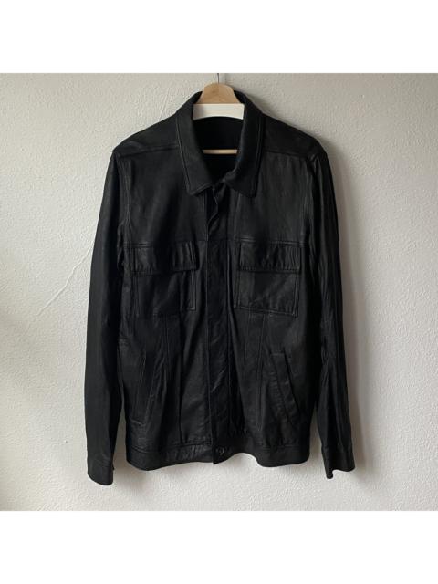 Rick Owens Lambskin Leather Jacket