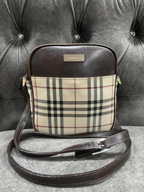 Burberry Authentic Vintage Burberry Nova Check Crossbody Shoulder Bag