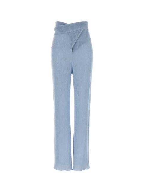 MAGDA BUTRYM Magda Butrym Women Light Blue Stretch Lyocell Blend Pant