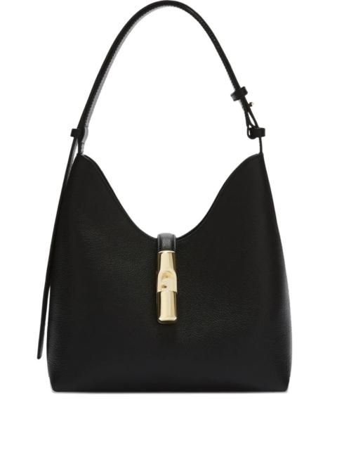 FURLA "Furla Goccia" Night Calf Leather Small Hobo Bag