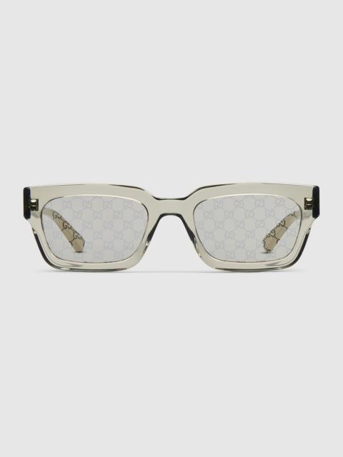 GUCCI Rectangular frame sunglasses