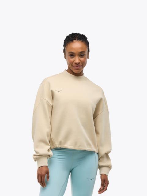 HOKA Women's Kaitoro Knit Crew in Oatmeal