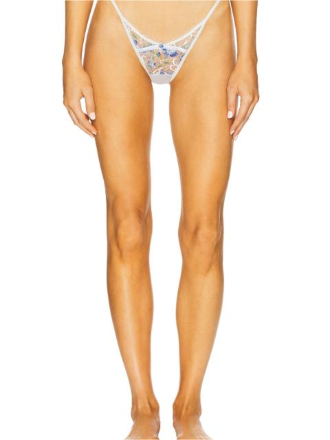 For Love & Lemons Festival Rose Thong Panty