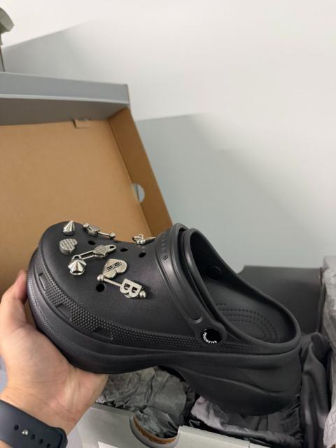 BALENCIAGA Balenciaga 25 Winter Crocs Punk Clog Shoes