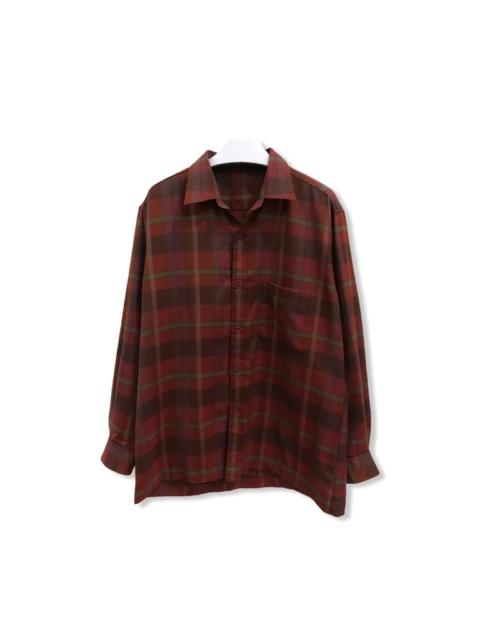 Other Designers Vintage - Vintage Monsieur Sunmaruka Plaid Tartan Flannel Shirt 👕