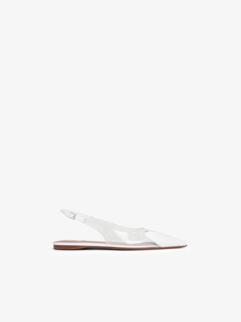 Alaïa LE CŒUR FLAT SLINGBACKS IN PATENT CALFSKIN