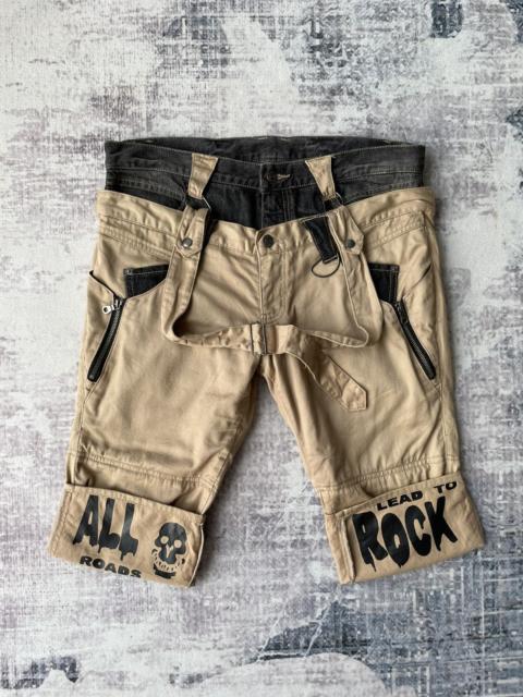 Other Designers PPFM Double Waist Punk Bondage Short Pants