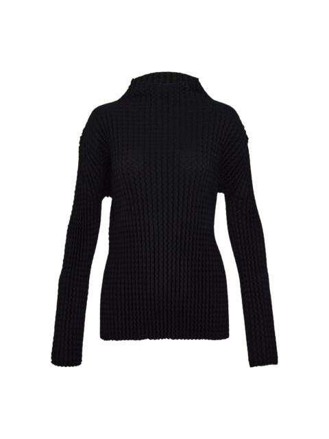 ISSEY MIYAKE Spongy Black Sweater