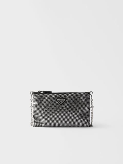 Prada Mini crystal-studded bag with shoulder strap