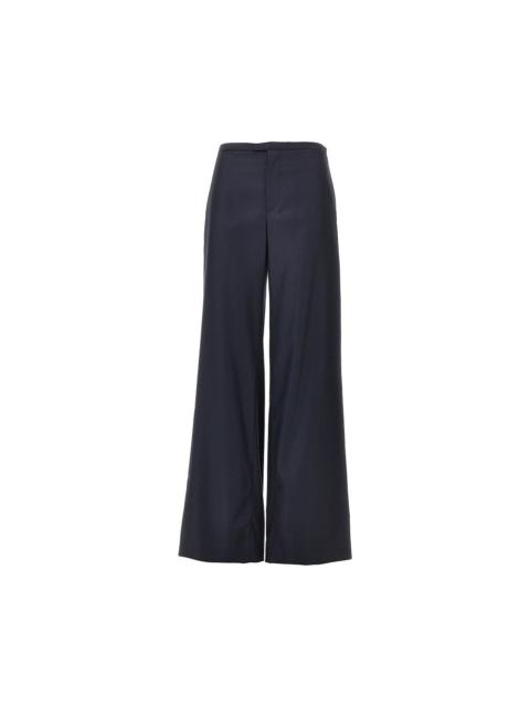 GUCCI Gucci Light Wool Trousers Blue Women