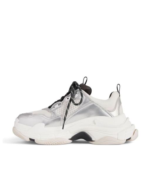 BALENCIAGA Balenciaga Triple S Sneakers 'Black White and Silver Double Foam and Mesh' 536737W2FWM8191