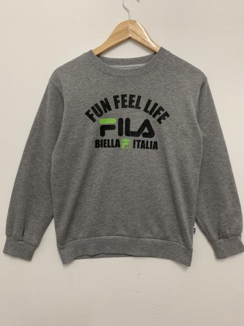 Other Designers Fila - Fila Spellout Sweatshirt Grey Small