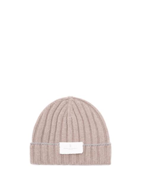 Brunello Cucinelli Brunello Cucinelli Men Cashmere Rib Knit Beanie