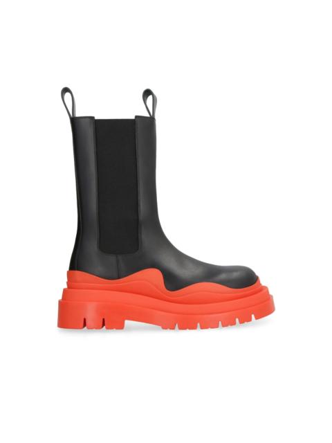 Bottega Veneta Bottega Veneta Leather Tire Boots Women