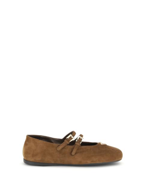 Prada Prada Women Suede Ballerinas