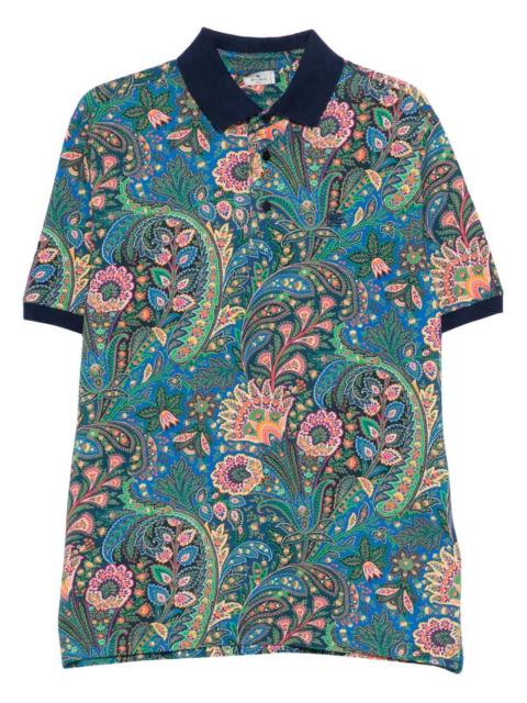 Etro Etro Men Paisley Print Polo
