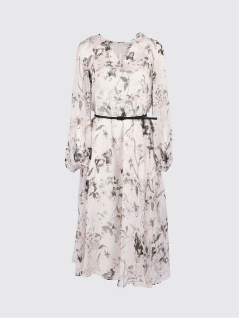 Max Mara Studio Max Mara Studio Women Floral Print Chiffon Midi Dress Max Mara Studio