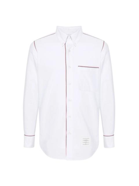 Thom Browne Oxford Grosgrain Framing Shirt