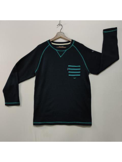 Other Designers Japanese Brand - A.V.V HOME EMBROIDERY SMALL LOGO SWEATSHRIT
