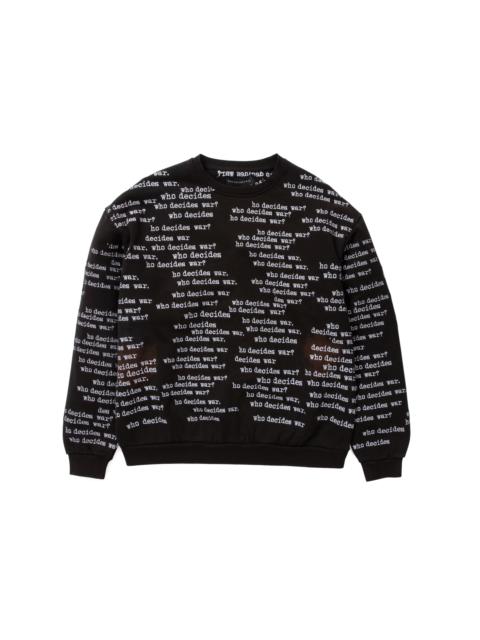 WHO DECIDES WAR WDW SCRIPTURE PULLOVER