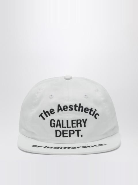 GALLERY DEPT. White baseball cap with logo embroidery