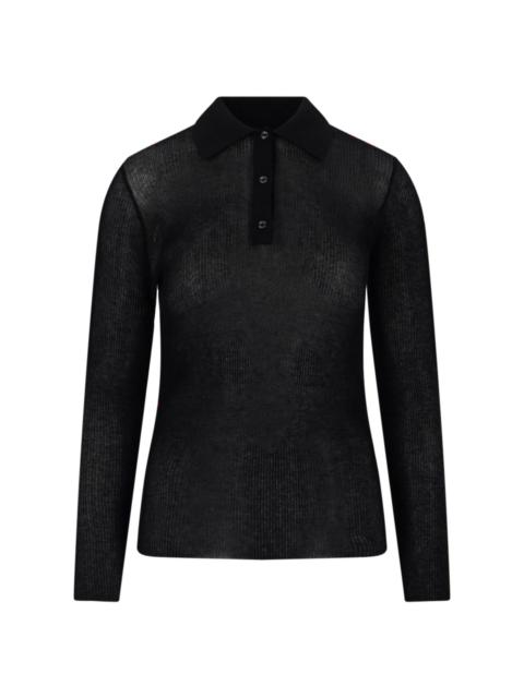 Moncler LOGO RIBBED TOP