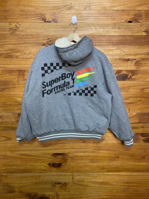 Other Designers Vintage SuperBoy Formula One Racing Team Reversible Jacket
