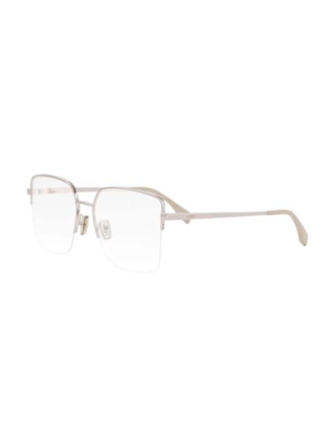 FENDI Fendi Ladies Black Square Eyeglass Frames FE50091U 028