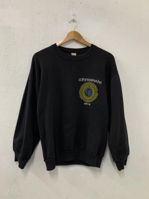 Other Designers Vintage - Whitesnake Sweatshirt Europe Tour 1987 1988