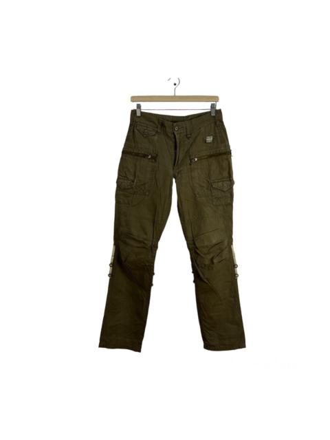 Hysteric Glamour VINTAGE CARGO MULTI POCKET PANTS PARACHUTE BIKER DESIGN