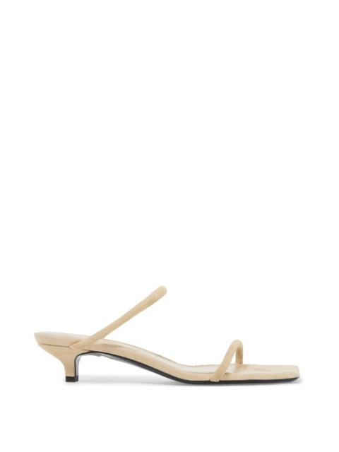 Toteme minimalist suede leather sandals
