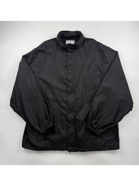 BALENCIAGA Balenciaga Unisex All Over Monogram Print Nylon Windbreaker
