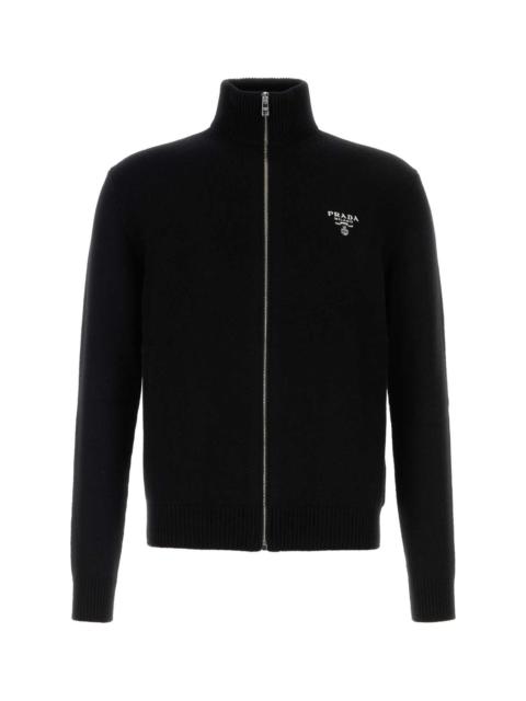 Prada Prada Men Black Cashmere Cardigan