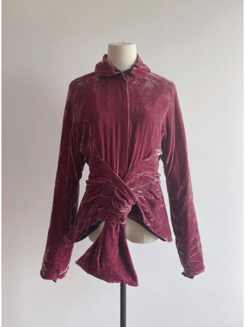 Jean Paul Gaultier Jean Paul Gaultier Velvet Peach Top