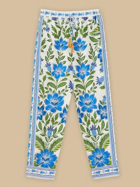 FARM RIO Off-White Tropicance Lenzing™ Ecovero™ Euroflax™ Pants