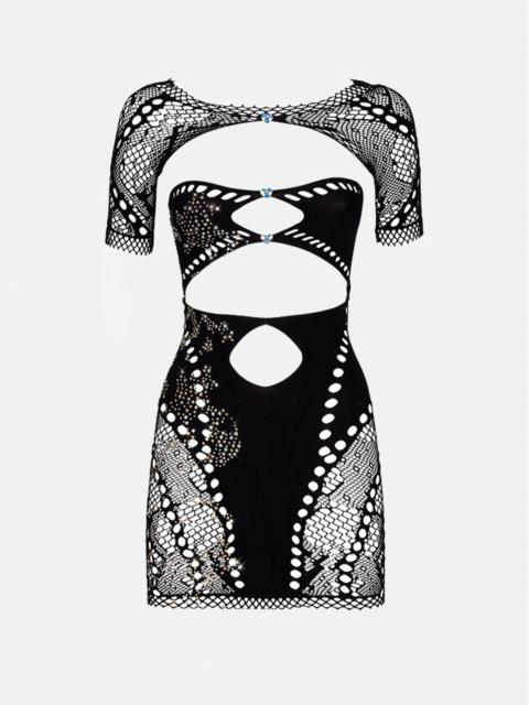 POSTER GIRL BARBI DRESS JET BLACK
