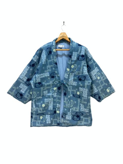 Other Designers Japanese Brand - VINTAGE HELLO KITTY FULLPRINT FLEECE KIMONO #8312-003