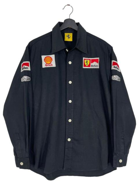 Other Designers 2000s Vintage Ferarri Marlboro Button Up Shirt