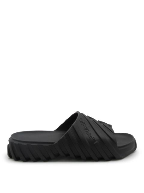 OFF-WHITE FLAT SHOES BLACK