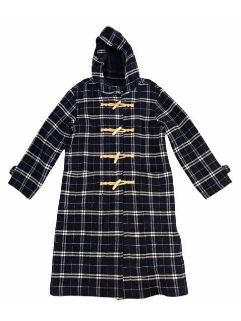 Other Designers Japanese Brand - Jungle Storm Check Wool Long Duffel Heavy Jacket