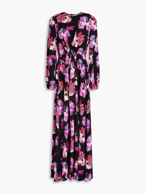DIANE VON FURSTENBERG Sydney floral-print crepe de chine maxi dress