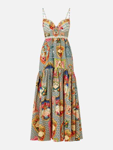 CAMILLA STRAPPY DRESS WITH FULL SKIRT