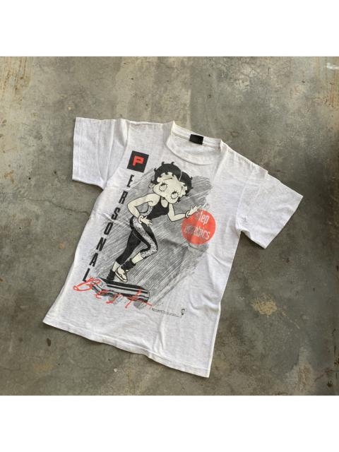 Other Designers Vintage - Vintage 1991 Betty Boop Overprint Single Stich Usa Tshirt